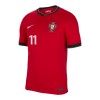 Officiële Voetbalshirt + Korte Broek Portugal Joao Felix 11 Thuis EK 2024 - Kids